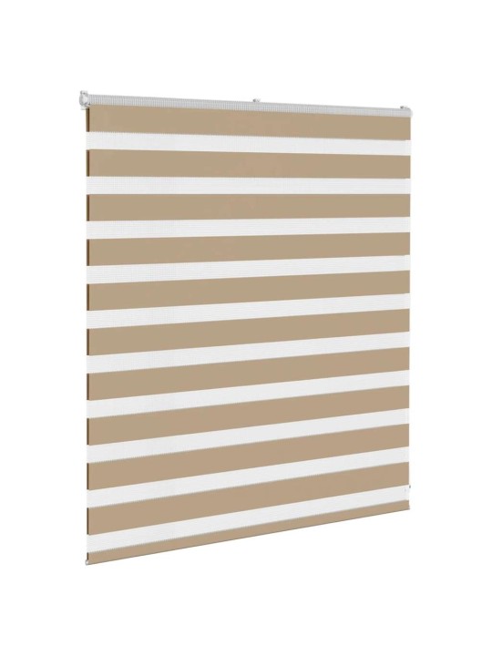 Zebra roleta pískově hnědá šířka látky 125,9 cm polyester