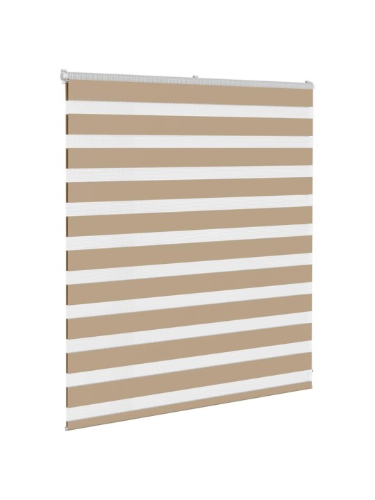 Zebra roleta pískově hnědá šířka látky 130,9 cm polyester