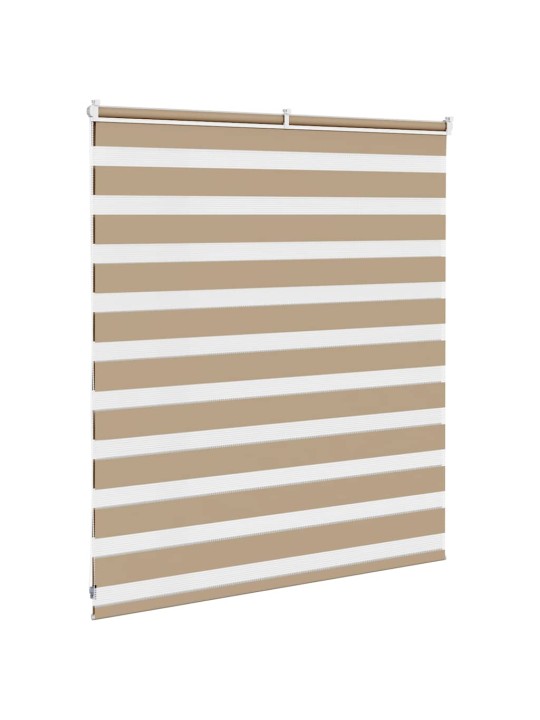 Zebra roleta pískově hnědá šířka látky 130,9 cm polyester