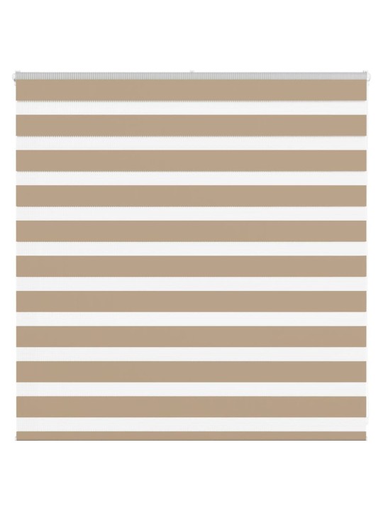 Zebra roleta pískově hnědá šířka látky 145,9 cm polyester