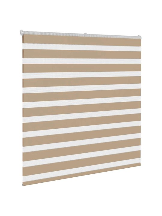 Zebra roleta pískově hnědá šířka látky 145,9 cm polyester