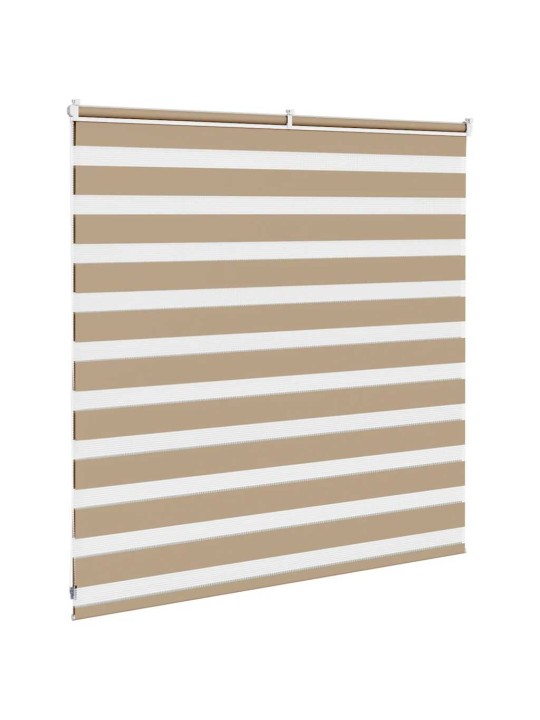 Zebra roleta pískově hnědá šířka látky 145,9 cm polyester