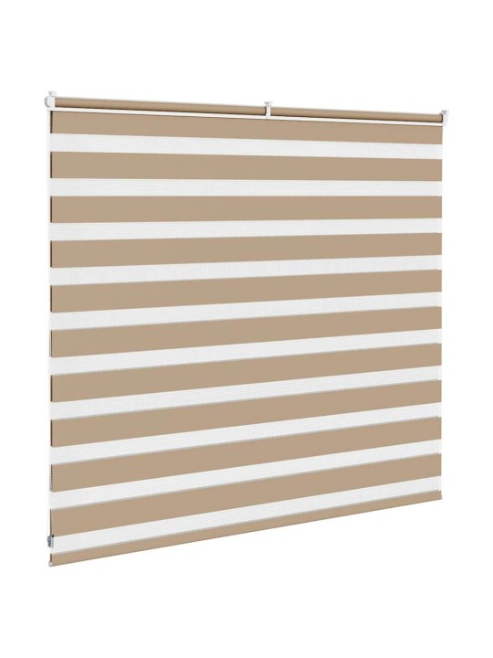 Zebra roleta pískově hnědá šířka látky 150,9 cm polyester