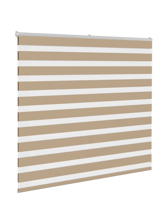 Zebra roleta pískově hnědá šířka látky 155,9 cm polyester