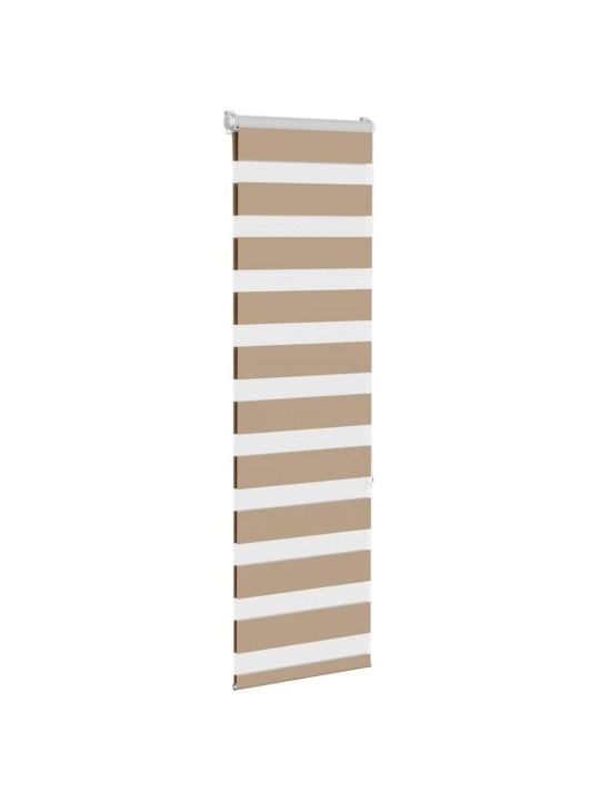 Zebra roleta pískově hnědá šířka látky 40,9 cm polyester