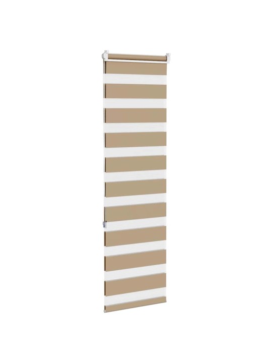 Zebra roleta pískově hnědá šířka látky 45,9 cm polyester