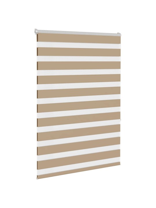 Zebra roleta pískově hnědá šířka látky 110,9 cm polyester