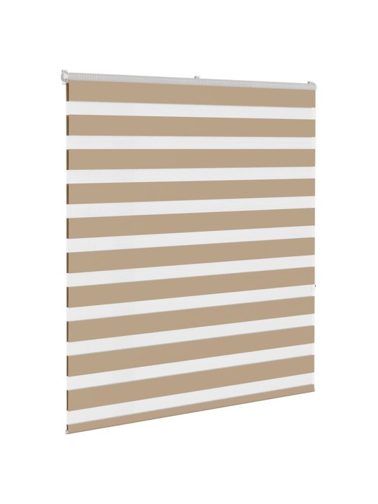 Zebra roleta pískově hnědá šířka látky 115,9 cm polyester