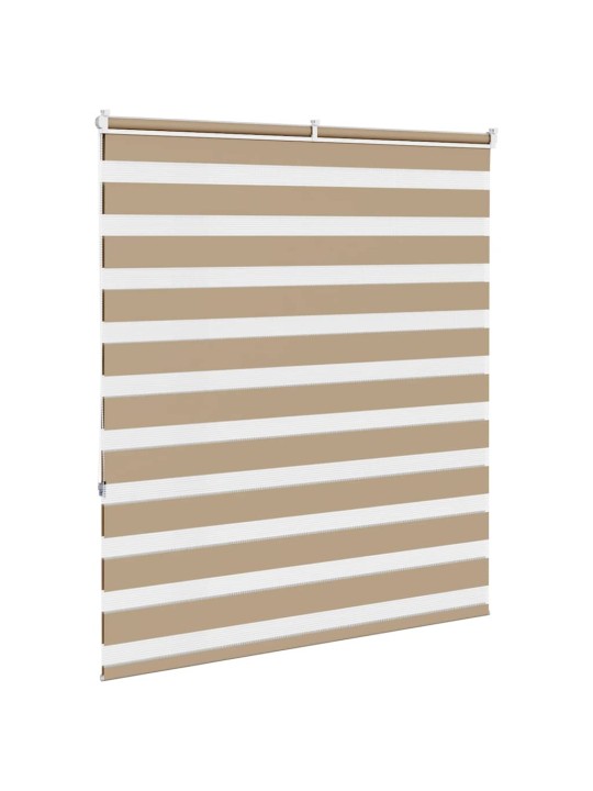 Zebra roleta pískově hnědá šířka látky 115,9 cm polyester