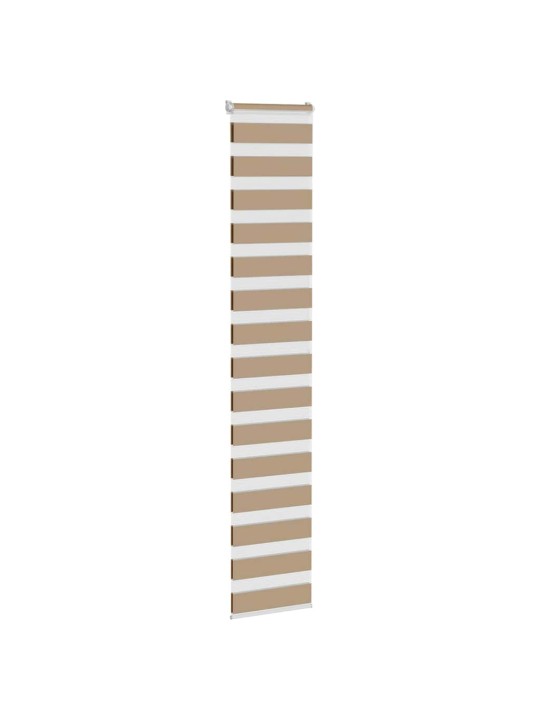 Zebra roleta pískově hnědá šířka látky 35,9 cm polyester