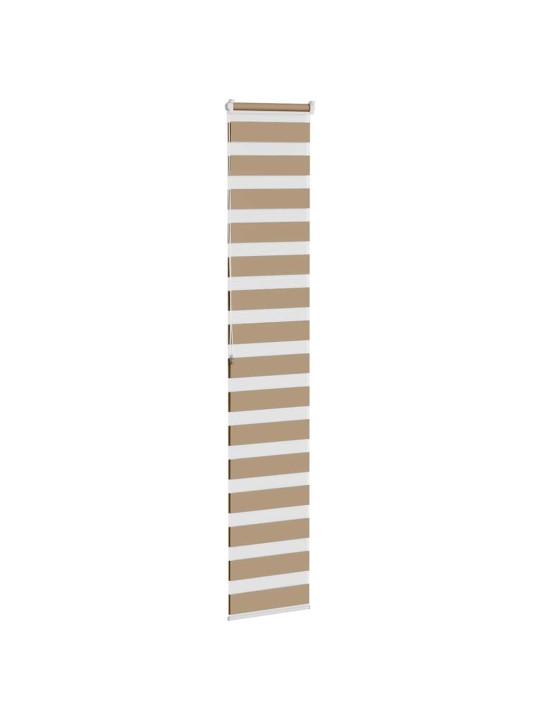 Zebra roleta pískově hnědá šířka látky 35,9 cm polyester