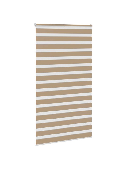 Zebra roleta pískově hnědá šířka látky 115,9 cm polyester