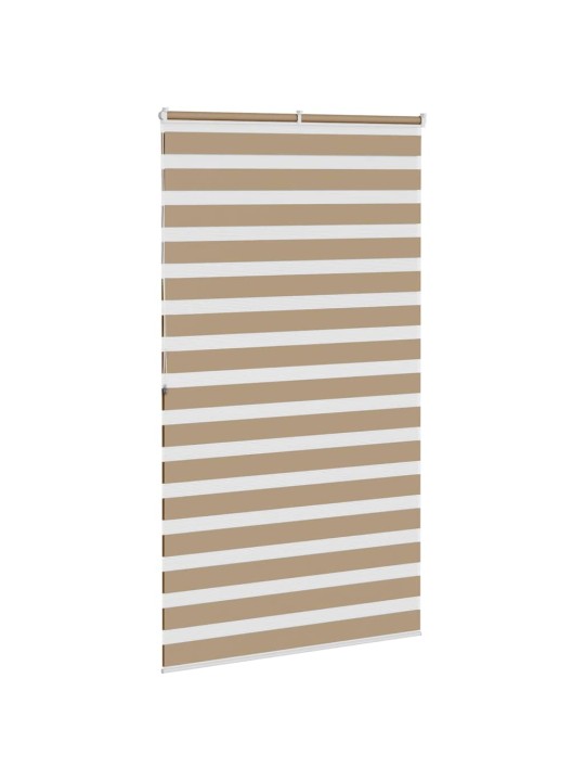 Zebra roleta pískově hnědá šířka látky 115,9 cm polyester