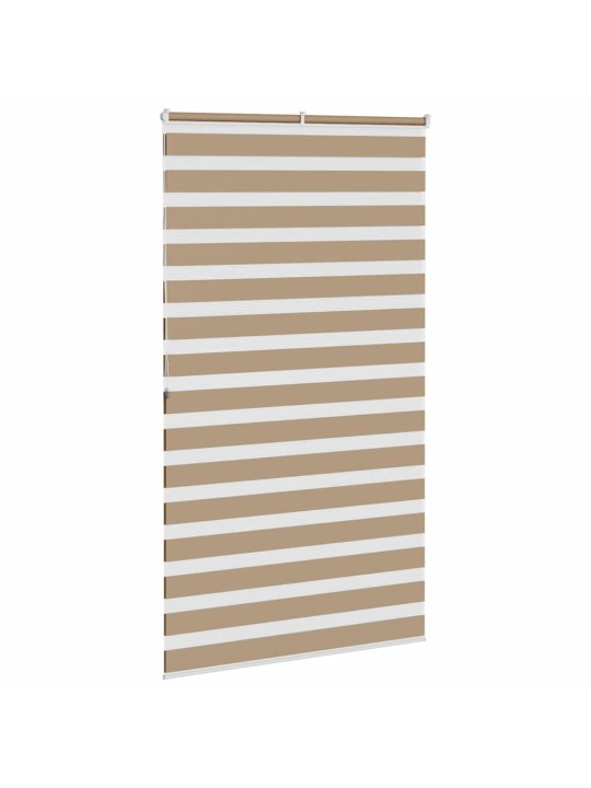 Zebra roleta pískově hnědá šířka látky 120,9 cm polyester