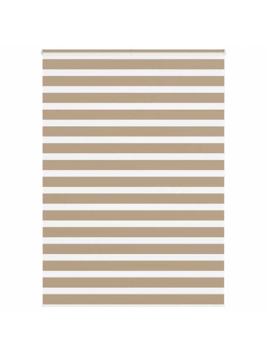Zebra roleta pískově hnědá šířka látky 150,9 cm polyester