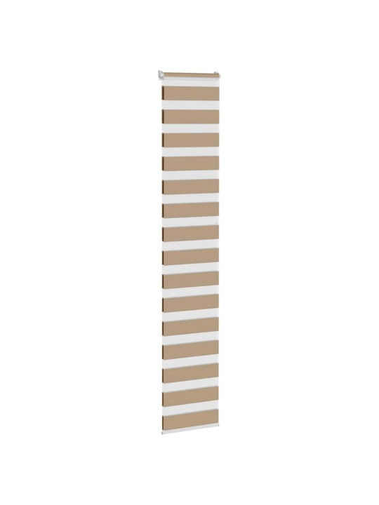 Zebra roleta pískově hnědá šířka látky 35,9 cm polyester