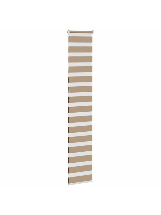 Zebra roleta pískově hnědá šířka látky 35,9 cm polyester