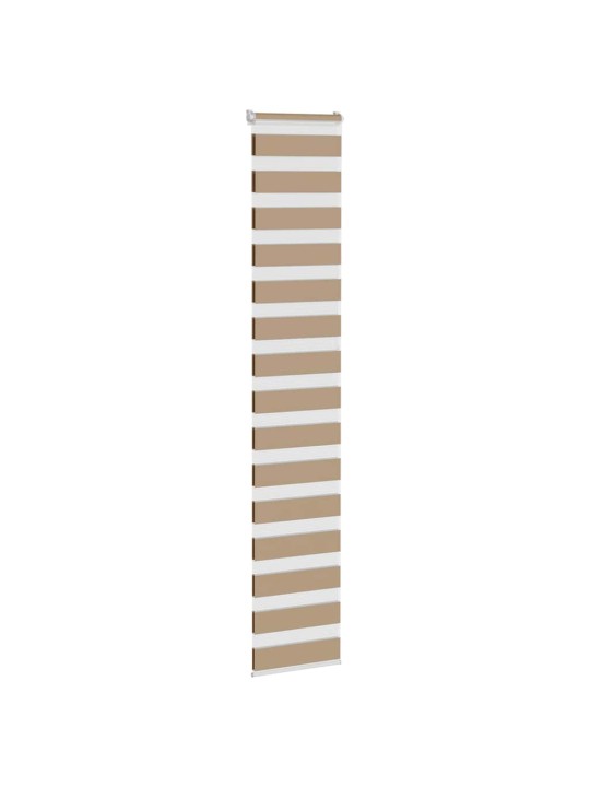 Zebra roleta pískově hnědá šířka látky 45,9 cm polyester