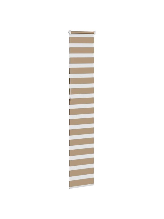 Zebra roleta pískově hnědá šířka látky 45,9 cm polyester