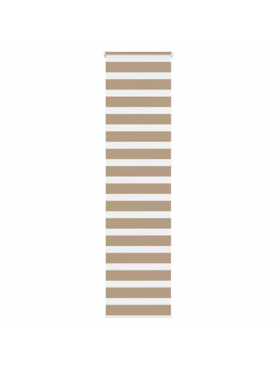 Zebra roleta pískově hnědá šířka látky 50,9 cm polyester