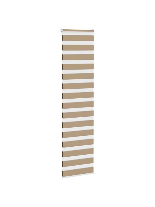 Zebra roleta pískově hnědá šířka látky 50,9 cm polyester