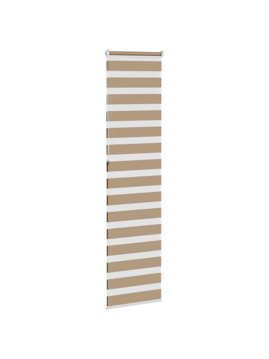 Zebra roleta pískově hnědá šířka látky 50,9 cm polyester