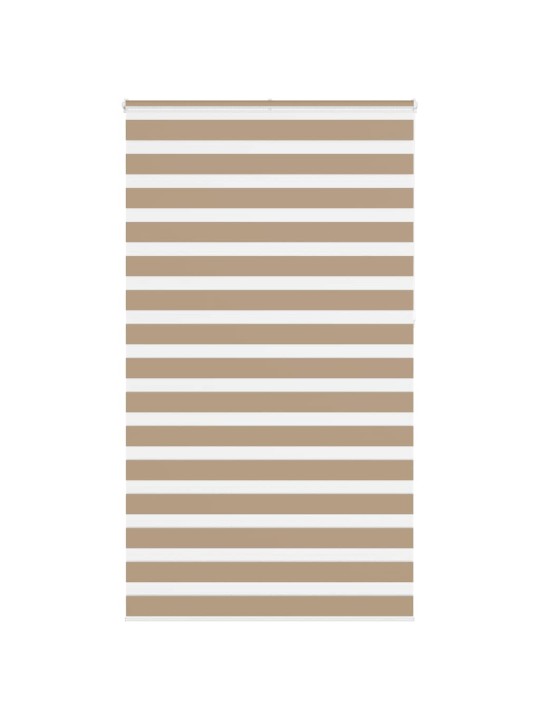 Zebra roleta pískově hnědá šířka látky 115,9 cm polyester