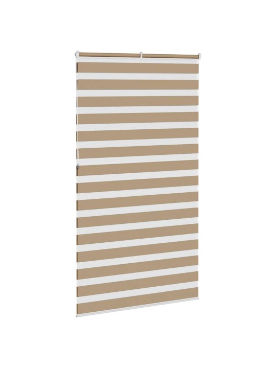 Zebra roleta pískově hnědá šířka látky 115,9 cm polyester