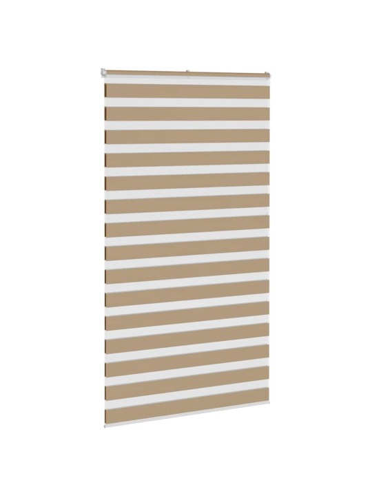Zebra roleta pískově hnědá šířka látky 130,9 cm polyester