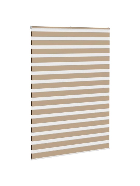 Zebra roleta pískově hnědá šířka látky 150,9 cm polyester