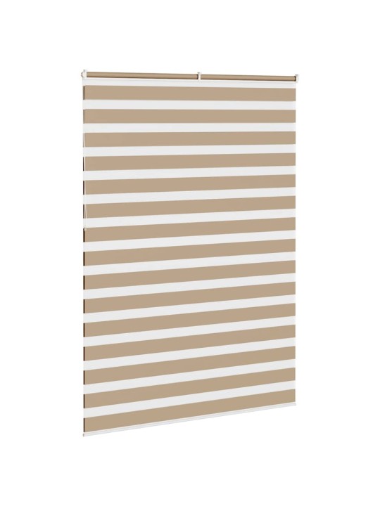 Zebra roleta pískově hnědá šířka látky 150,9 cm polyester