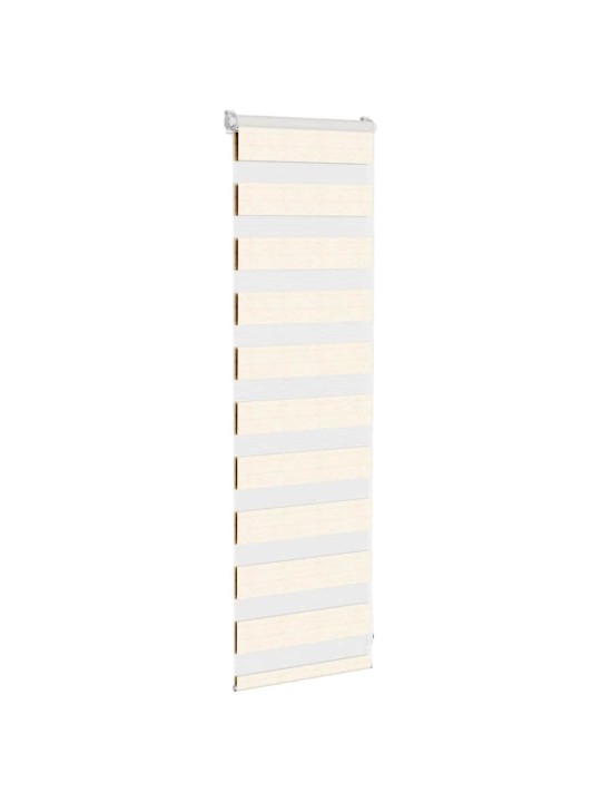 Zebra roleta mramorově béžová šířka látky 35,9 cm polyester