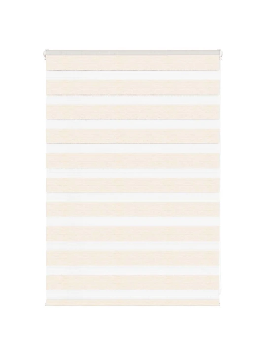 Zebra roleta mramorově béžová šířka látky 100,9 cm polyester