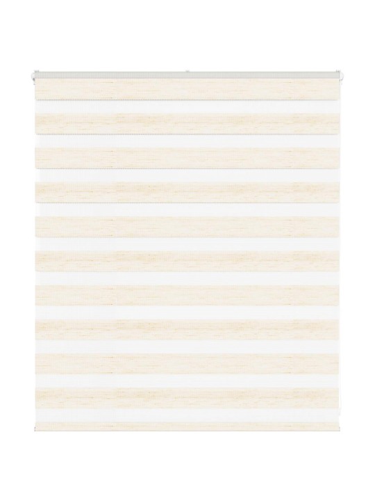 Zebra roleta mramorově béžová šířka látky 125,9 cm polyester