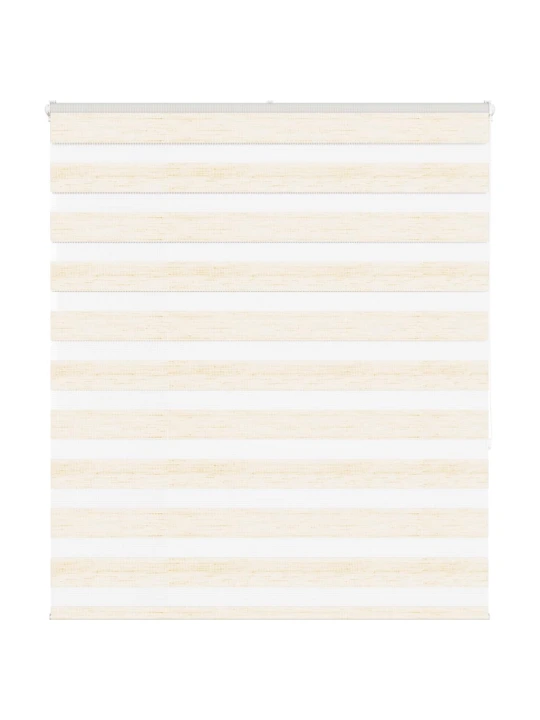 Zebra roleta mramorově béžová šířka látky 120,9 cm polyester