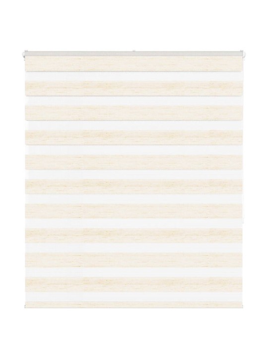 Zebra roleta mramorově béžová šířka látky 125,9 cm polyester