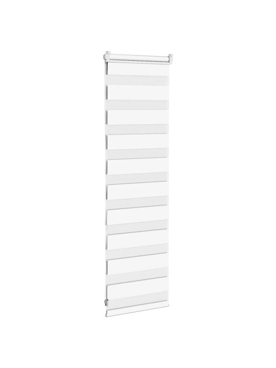 Zebra roleta bílá 40x100 cm šířka látky 35,9 cm polyester