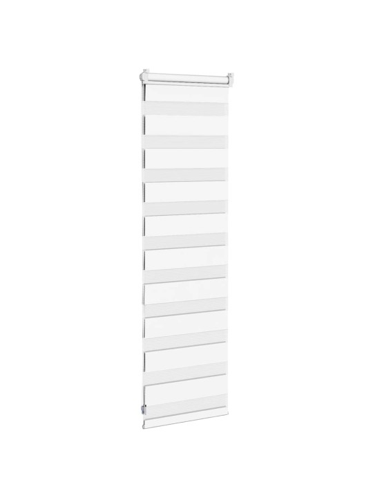 Zebra roleta bílá 45x100 cm šířka látky 40,9 cm polyester