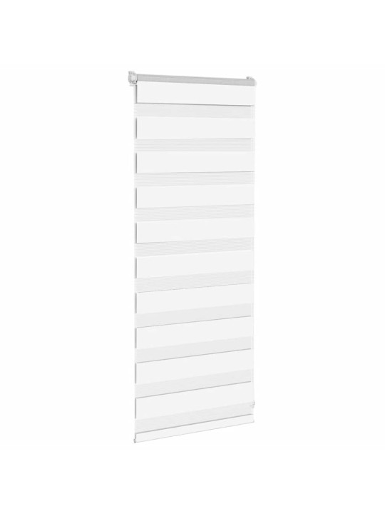 Zebra roleta bílá 55x100 cm šířka látky 50,9 cm polyester
