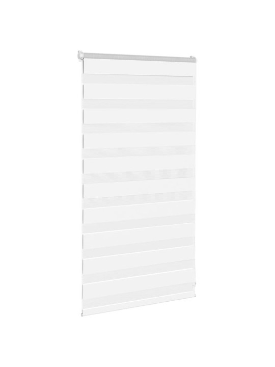 Zebra roleta bílá 70x100 cm šířka látky 65,9 cm polyester