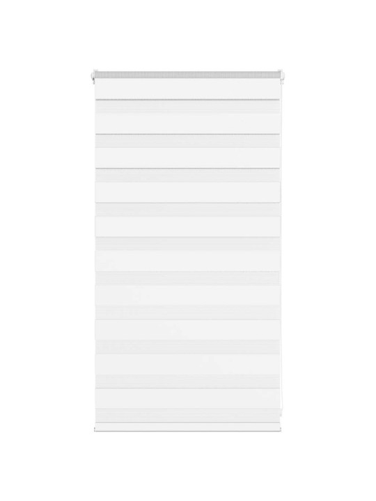 Zebra roleta bílá 90x100 cm šířka látky 85,9 cm polyester