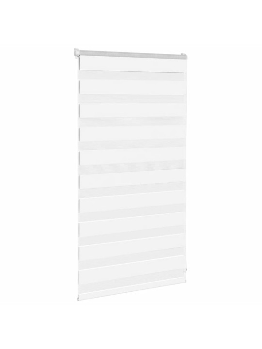 Zebra roleta bílá 90x100 cm šířka látky 85,9 cm polyester
