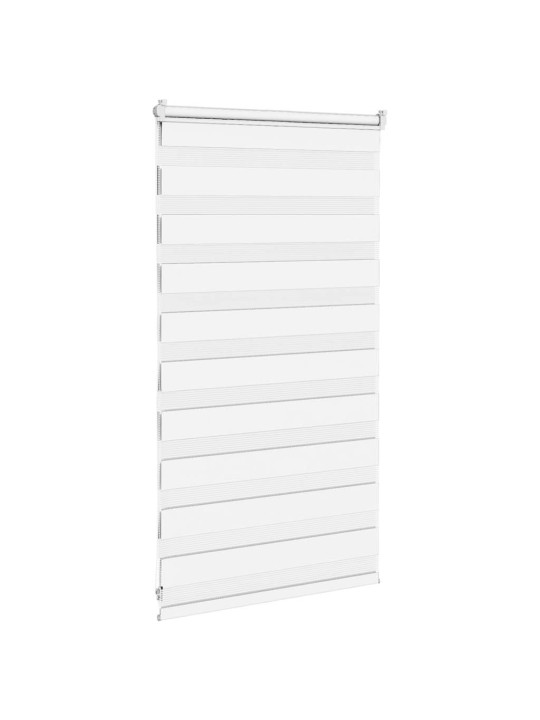 Zebra roleta bílá 90x100 cm šířka látky 85,9 cm polyester