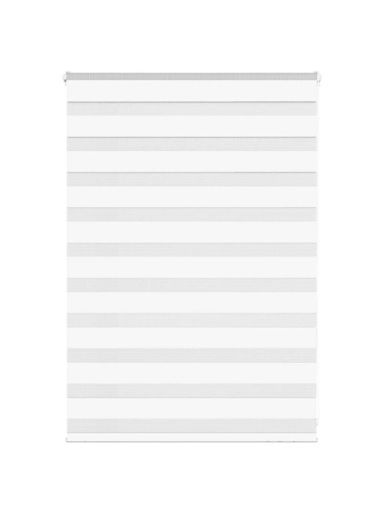 Zebra roleta bílá 95x100 cm šířka látky 90,9 cm polyester