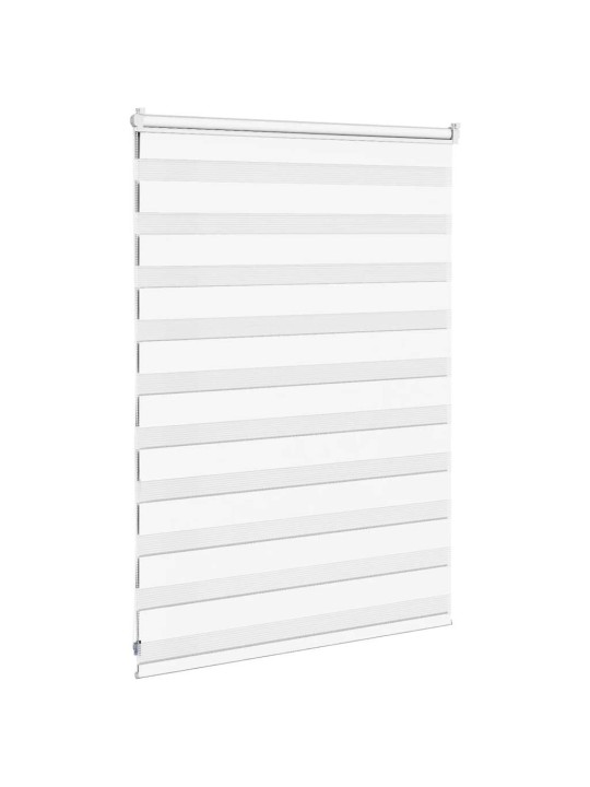 Zebra roleta bílá 95x100 cm šířka látky 90,9 cm polyester