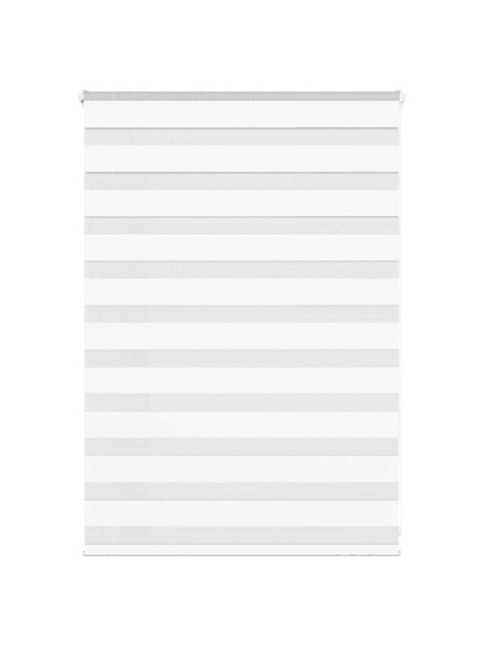 Zebra roleta bílá 100x100 cm šířka látky 95,9 cm polyester