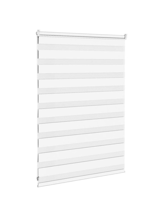 Zebra roleta bílá 115x100 cm šířka látky 110,9 cm polyester