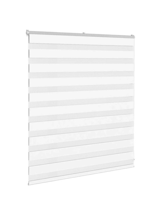Zebra roleta bílá 130x100 cm šířka látky 125,9 cm polyester