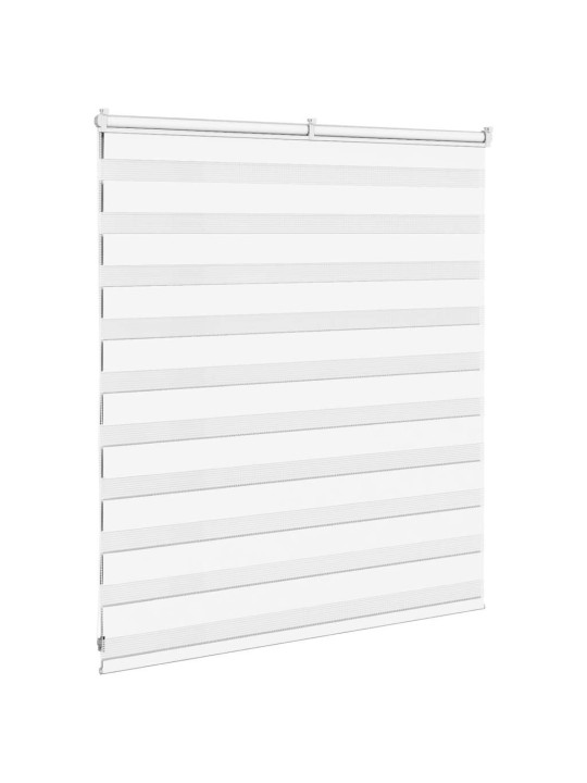 Zebra roleta bílá 135x100 cm šířka látky 130,9 cm polyester