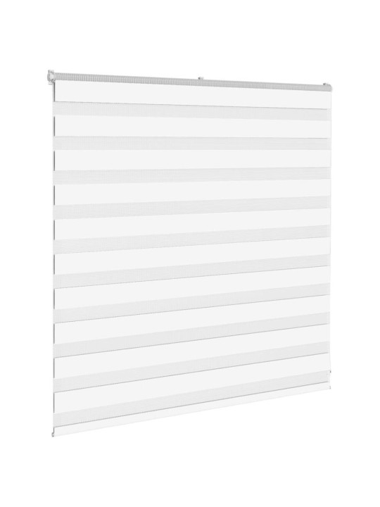 Zebra roleta bílá 140x100 cm šířka látky 135,9 cm polyester